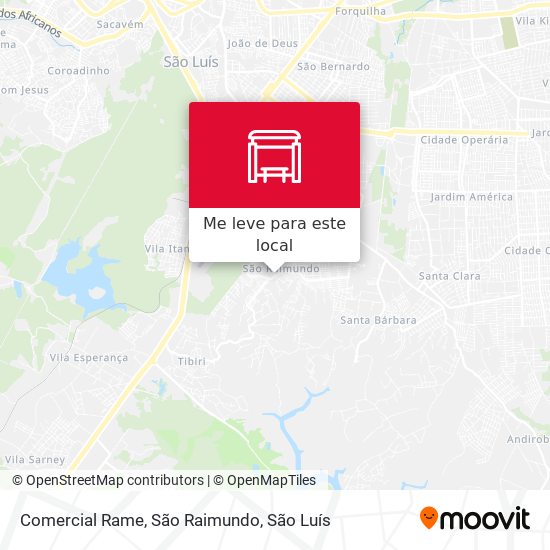 Comercial Rame, São Raimundo mapa