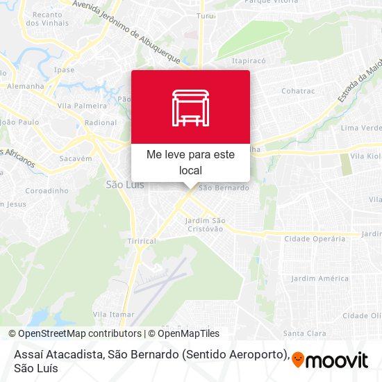 Assaí Atacadista, São Bernardo (Sentido Aeroporto) mapa