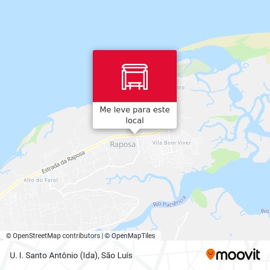 U. I. Santo Antônio (Ida) mapa