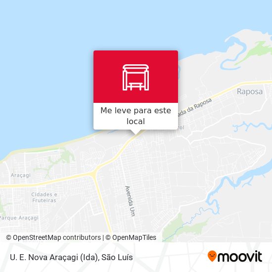U. E. Nova Araçagi (Ida) mapa