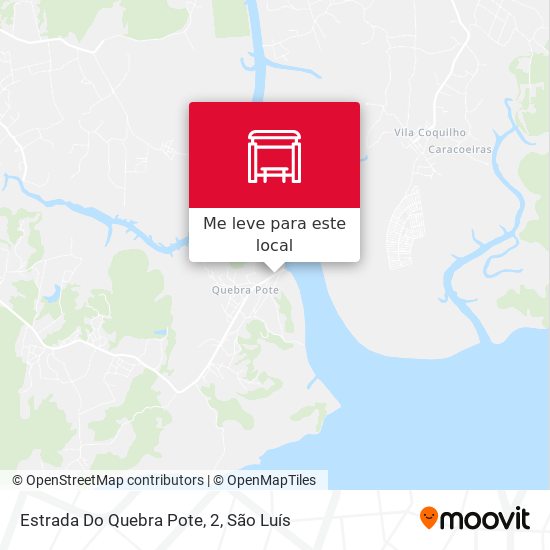Estrada Do Quebra Pote, 2 mapa