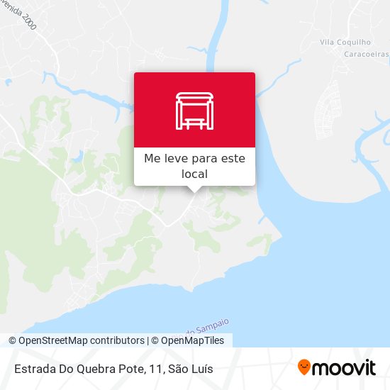 Estrada Do Quebra Pote, 11 mapa