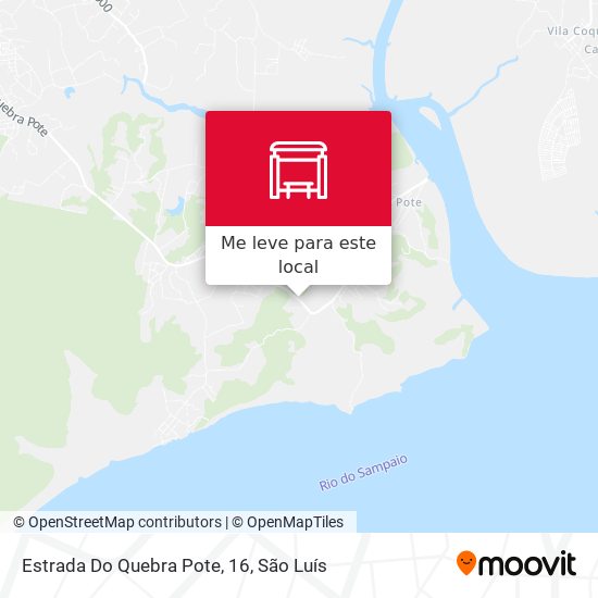 Estrada Do Quebra Pote, 16 mapa