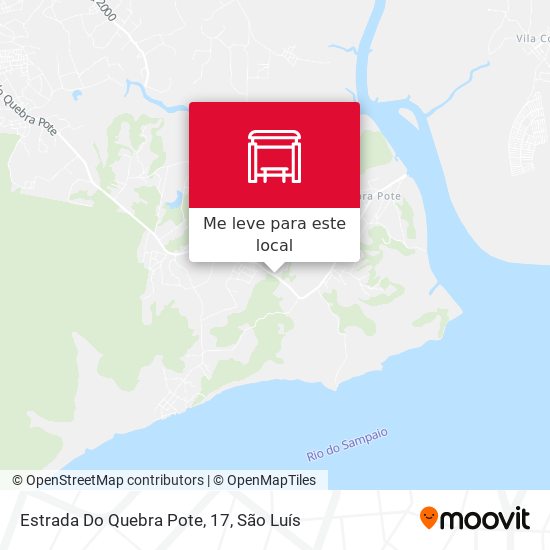 Estrada Do Quebra Pote, 17 mapa