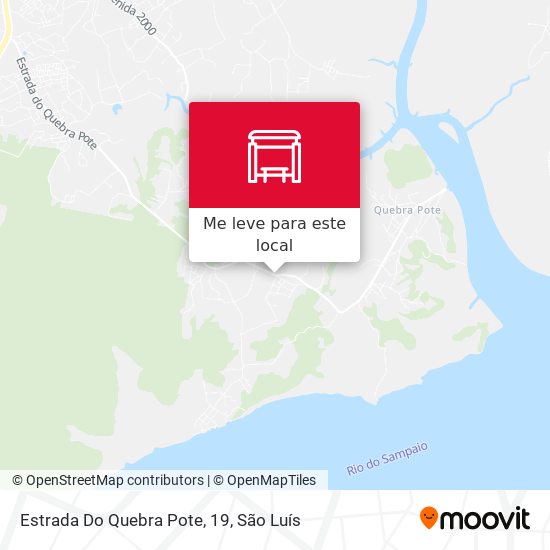 Estrada Do Quebra Pote, 19 mapa