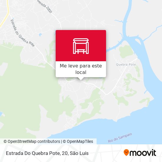 Estrada Do Quebra Pote, 20 mapa