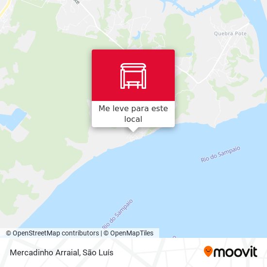 Mercadinho Arraial mapa