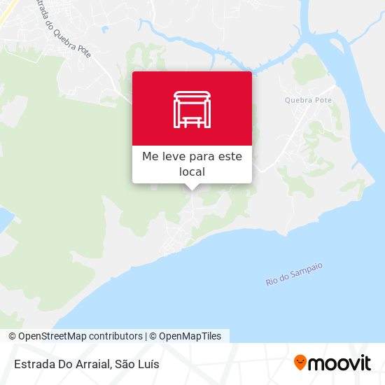 Estrada Do Arraial mapa