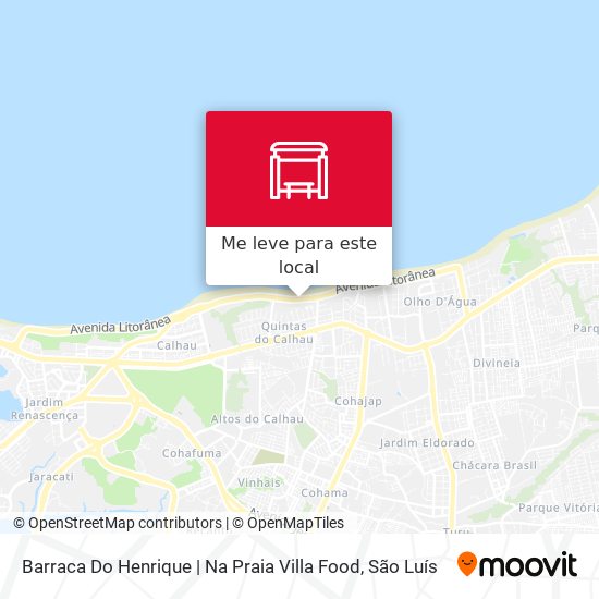 Barraca Do Henrique | Na Praia Villa Food mapa