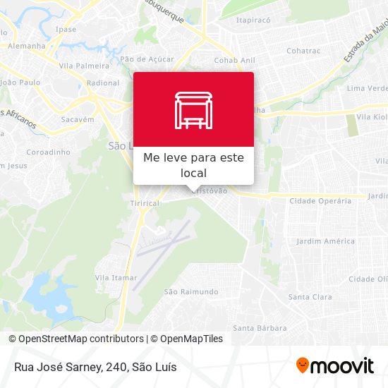 Rua José Sarney, 240 mapa