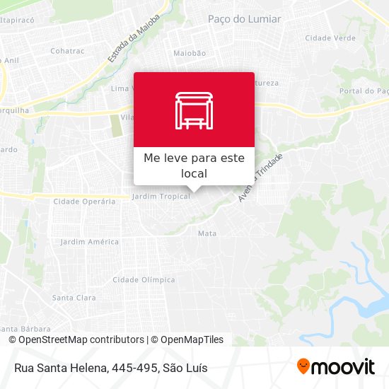 Rua Santa Helena, 445-495 mapa