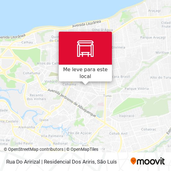 Rua Do Aririzal | Residencial Dos Ariris mapa