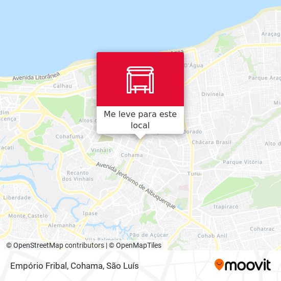 Empório Fribal, Cohama mapa
