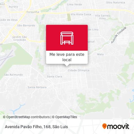 Avenida Pavão Filho, 168 mapa