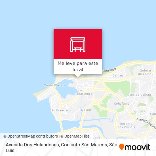 Avenida Dos Holandeses, Conjunto São Marcos mapa