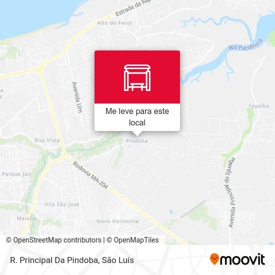 R. Principal Da Pindoba mapa