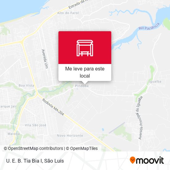 U. E. B. Tia Bia I mapa