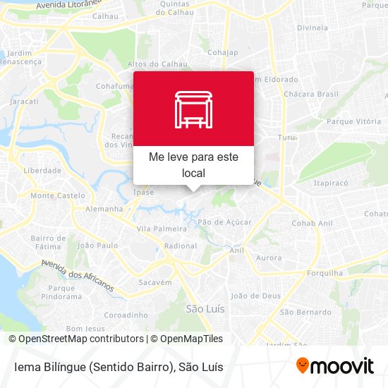 Iema Bilíngue (Sentido Bairro) mapa