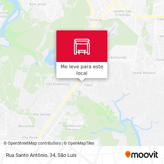 Rua Santo Antônio, 34 mapa