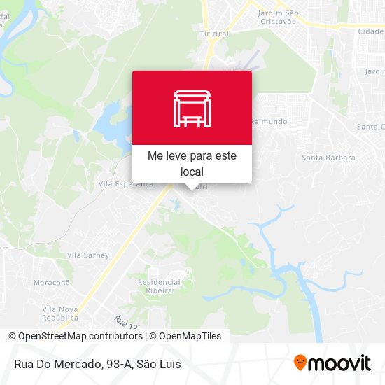 Rua Do Mercado, 93-A mapa