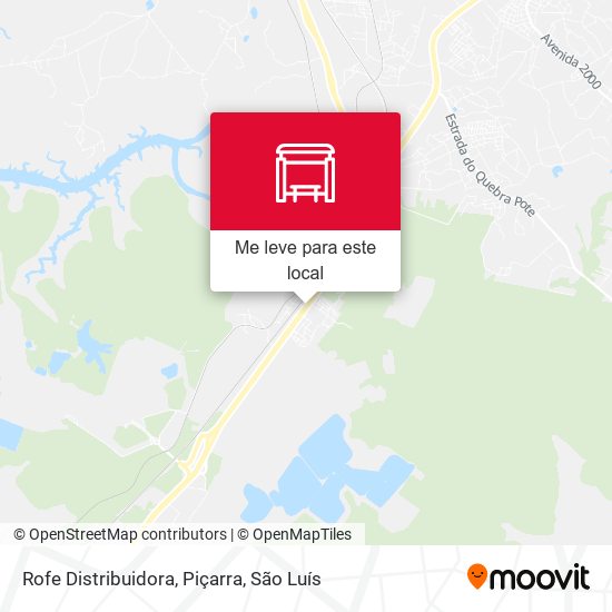 Rofe Distribuidora, Piçarra mapa