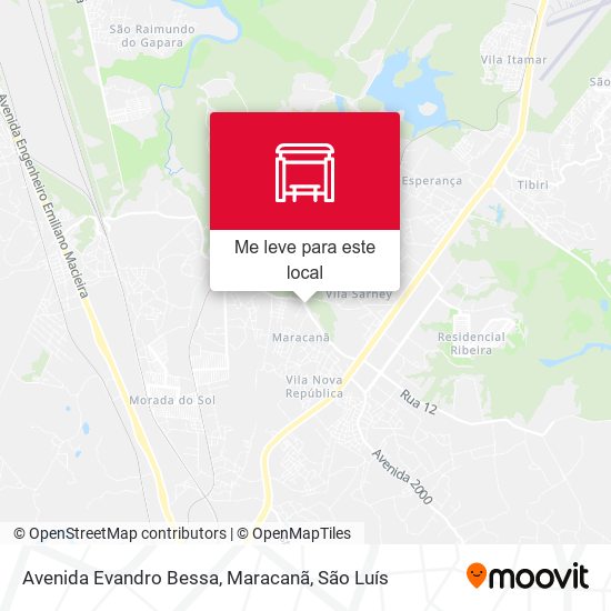 Avenida Evandro Bessa, Maracanã mapa