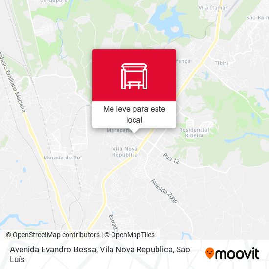 Avenida Evandro Bessa, Vila Nova República mapa
