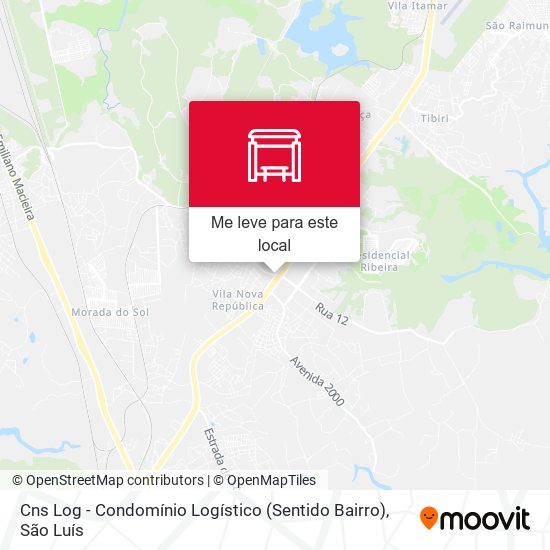 Cns Log - Condomínio Logístico (Sentido Bairro) mapa