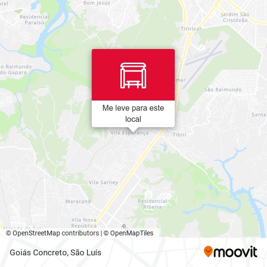 Goiás Concreto mapa