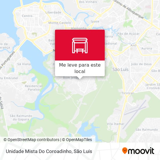 Unidade Mista Do Coroadinho mapa