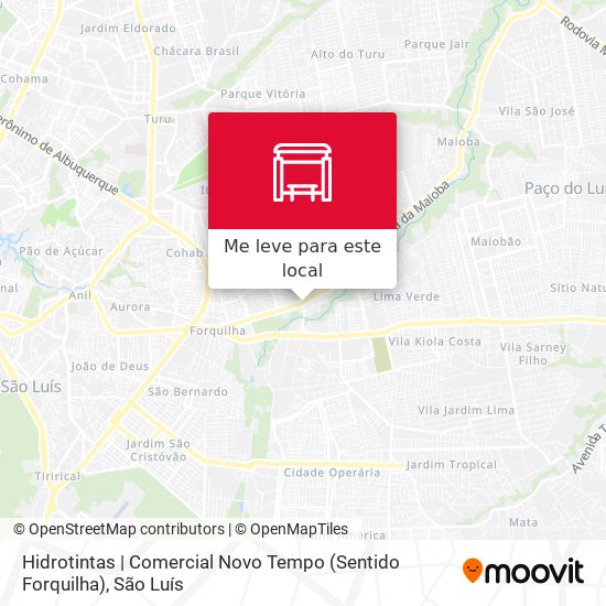 Hidrotintas | Comercial Novo Tempo (Sentido Forquilha) mapa