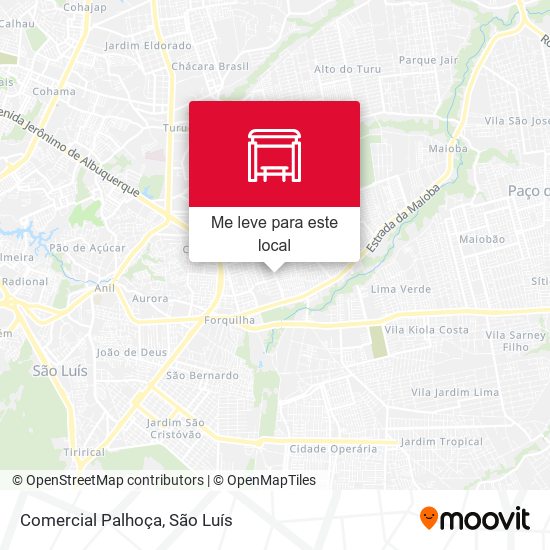 Comercial Palhoça mapa