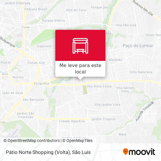 Pátio Norte Shopping (Volta) mapa
