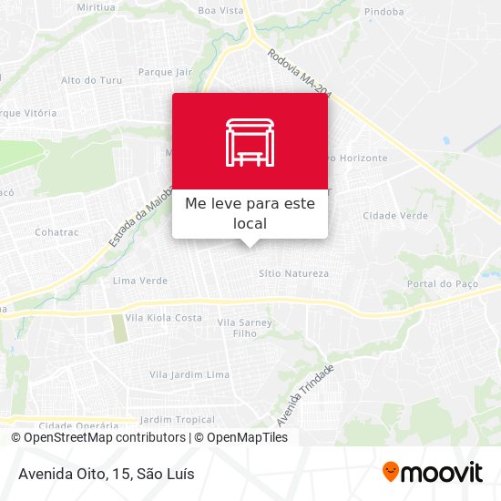 Avenida Oito, 15 mapa