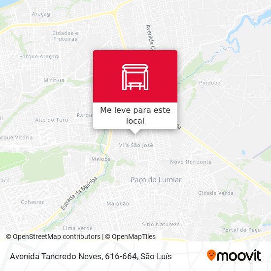 Avenida Tancredo Neves, 616-664 mapa