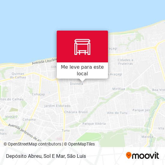 Depósito Abreu, Sol E Mar mapa