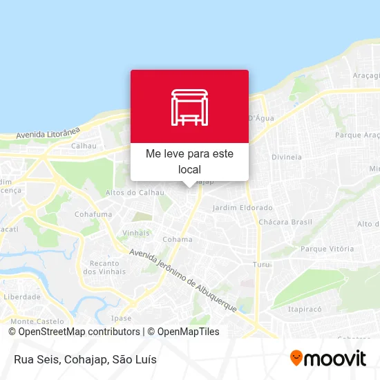 Rua Seis, Cohajap mapa