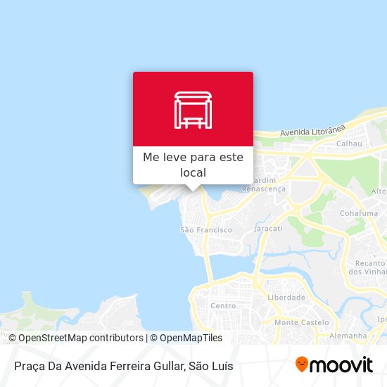 Praça Da Avenida Ferreira Gullar mapa