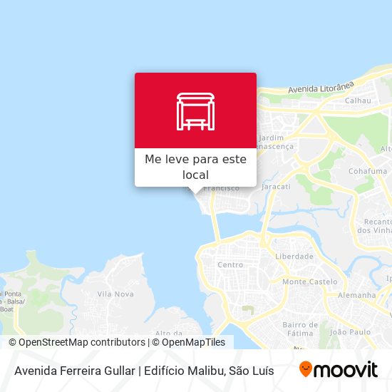 Avenida Ferreira Gullar | Edifício Malibu mapa