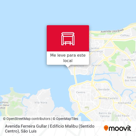 Avenida Ferreira Gullar | Edifício Malibu (Sentido Centro) mapa