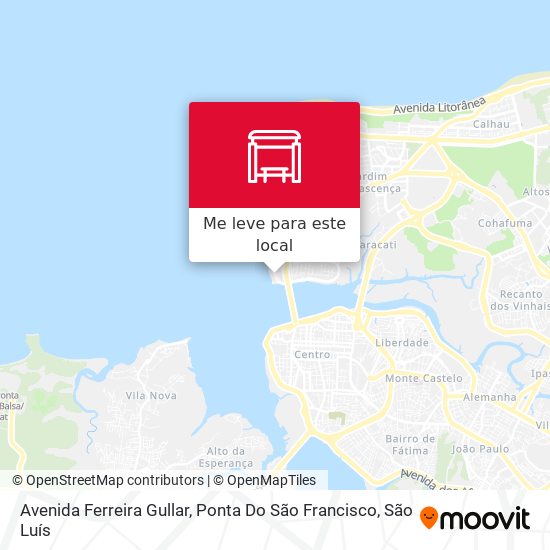 Avenida Ferreira Gullar, Ponta Do São Francisco mapa