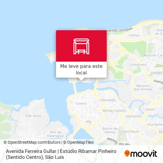 Avenida Ferreira Gullar | Estúdio Ribamar Pinheiro (Sentido Centro) mapa