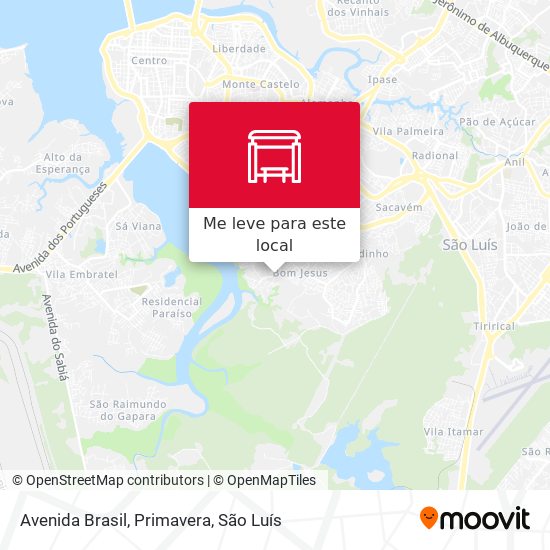 Avenida Brasil, Primavera mapa