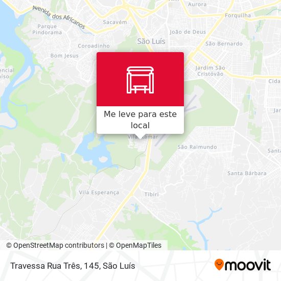 Travessa Rua Três, 145 mapa