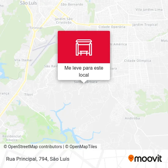 Rua Principal, 794 mapa