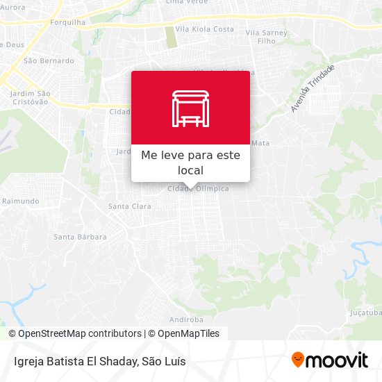 Igreja Batista El Shaday mapa