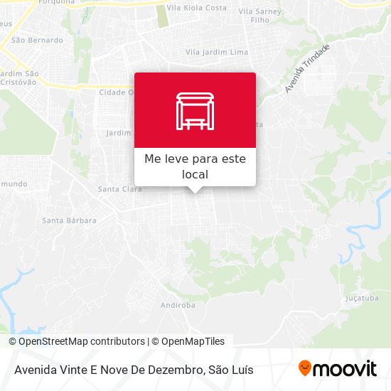 Avenida Vinte E Nove De Dezembro mapa
