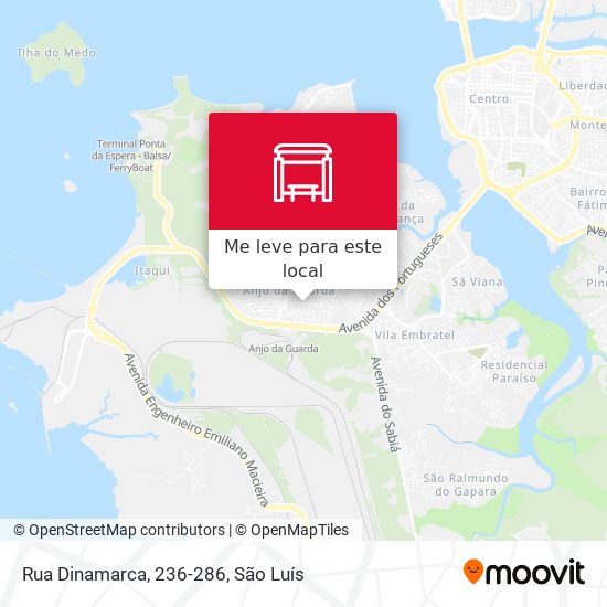 Rua Dinamarca, 236-286 mapa