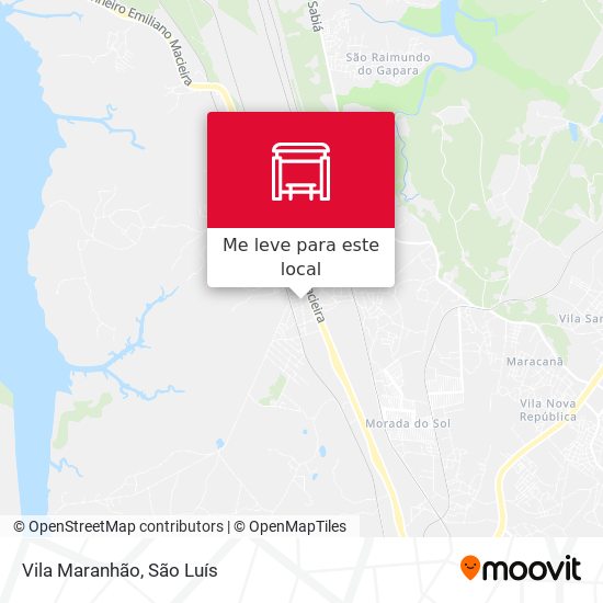 Vila Maranhão mapa