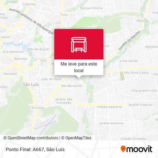 Ponto Final: A667 mapa